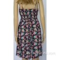 Vestido sin tirantes halter de mujer